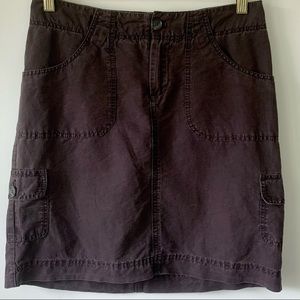 Merona Brown Cargo Skirt 2